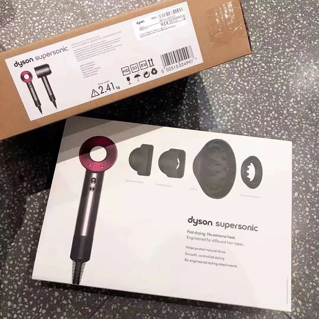 EU/US/UK Version Dyson 3rd Generation 3 No Fan Hair Dryer HD03 Professional Salon Tools Blow Dryers Heat Fast Speed Blower Hairdryer
EU/US/UK Version Dyson 3rd Generation 3 No Fan Hair Dryer HD03 Professional Salon Tools Blow Dryers Heat Fast Speed Blower Hairdryer