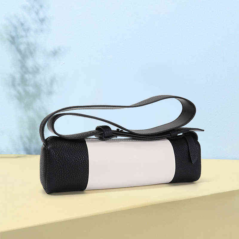 Women's Boston Cylinder Bag Magic Stick Underarm Bag Portable Single Shoulder Diagonal Cross Leather Women's Bag 220615, Black
Women's Boston Cylinder Bag Magic Stick Underarm Bag Portable Single Shoulder Diagonal Cross Leather Women's Bag 220615, Black