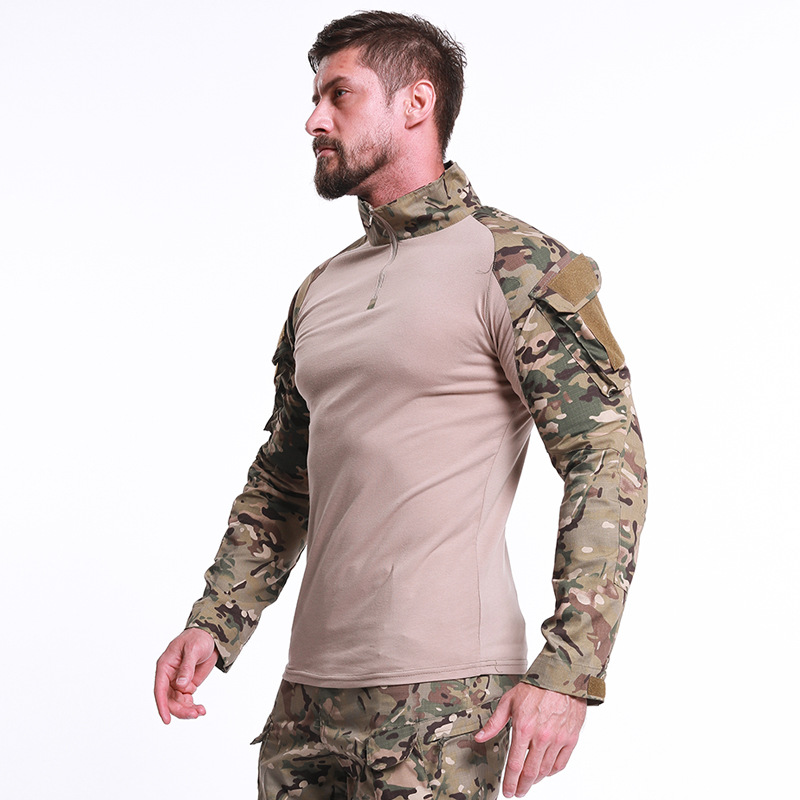 Men Tactical Combat Shirt Camouflage Long Sleeve Zipper Casual Hunting Fishing Cycling Tops Clothes Outwear Sports Paintball Airsoft Shirts, Cl camo
Men Tactical Combat Shirt Camouflage Long Sleeve Zipper Casual Hunting Fishing Cycling Tops Clothes Outwear Sports Paintball Airsoft Shirts, Cl camo