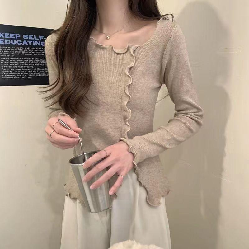 Women' Sweaters Yasuk Spring Autumn Fashion Casual T-Shirts Pullover Women' Slim Tees Simple Soft Knitted Sweater Sexy Irregular Lace, Black
Women' Sweaters Yasuk Spring Autumn Fashion Casual T-Shirts Pullover Women' Slim Tees Simple Soft Knitted Sweater Sexy Irregular Lace, Black