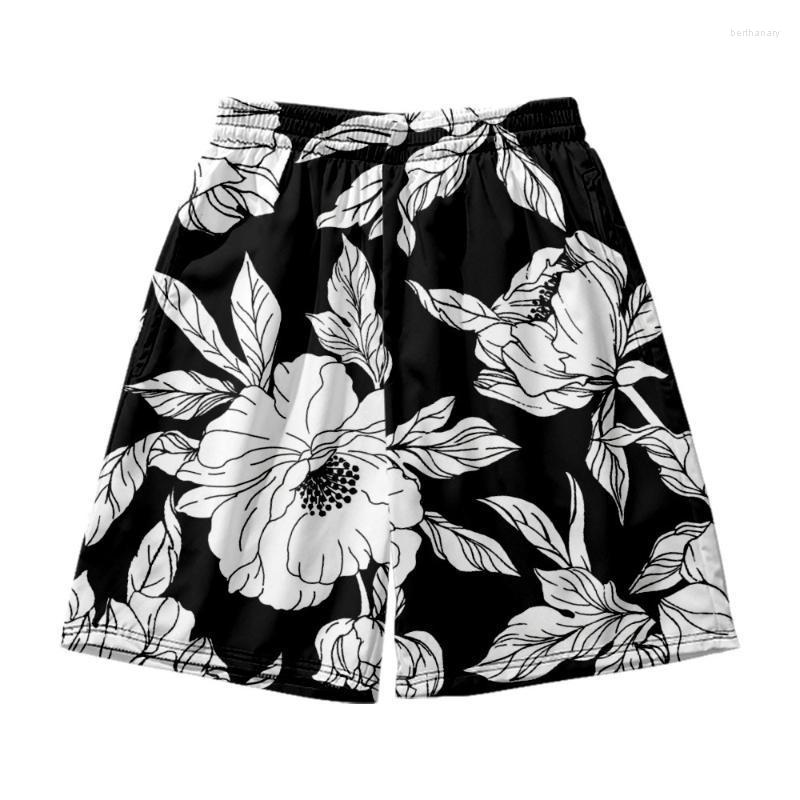 Men's Shorts Black White Summer Chinese Style Flower Print Male Streetwear Beach Casual Loose Men Women Elastic Waist Running ShortsMen's Be
Men's Shorts Black White Summer Chinese Style Flower Print Male Streetwear Beach Casual Loose Men Women Elastic Waist Running ShortsMen's Be