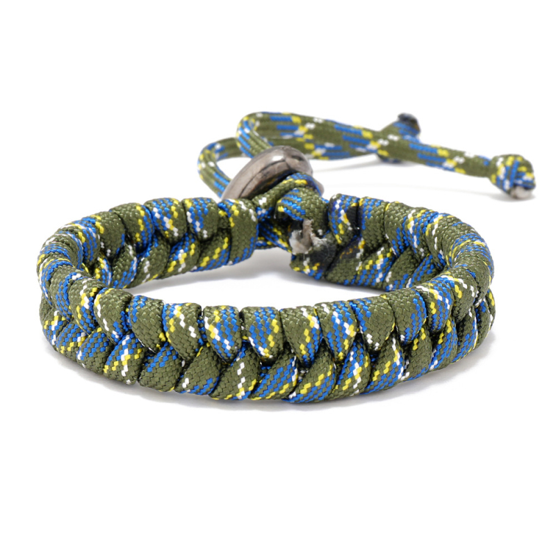 Handmade Paracord Braid Bracelet Outdoor Sports Jewelry for Men Gift