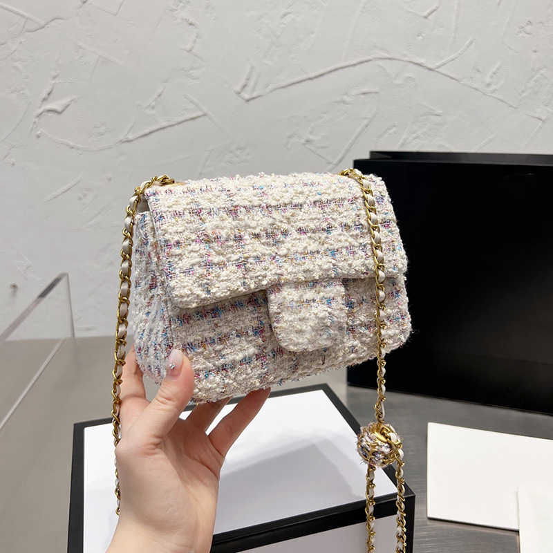 22P France Womens Classic Mini Flap Tweed Crush Ball Bags GHW Matelasse Chain Crossbody Shoulder Luxury Designer Outdoor Sacoche Pochette Handbag, Blue
22P France Womens Classic Mini Flap Tweed Crush Ball Bags GHW Matelasse Chain Crossbody Shoulder Luxury Designer Outdoor Sacoche Pochette Handbag, Blue