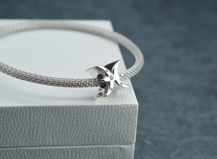 New 925 Sterling Silver 12 Constellation Star Constellation Pearl Moon Gemstone Zodiac Charm For S925 Snake DIY Charm Bracelet Jewelry