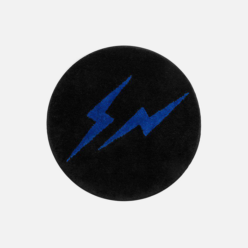 Home Furnishings Artistic Carpet Gallery 1950 Fragment Bolts Logo Rug Hypebeast Collection Parlor Bedroom Playroom Handtufted Trending Floor Mat Suppl