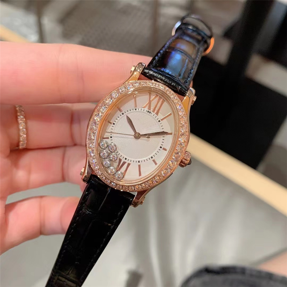 Women's Watch, Stainless steel case, leather strap, Diamond bezel, buckle, 30mm dial, Black
Women's Watch, Stainless steel case, leather strap, Diamond bezel, buckle, 30mm dial, Black