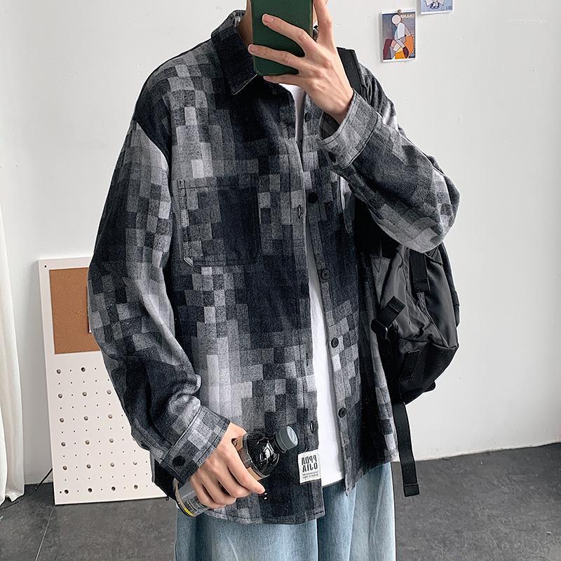 Men' Casual Shirts Men Harajuku Color Block Plaid Shirt 2022 Mens Streetwear Thick Long Sleeve Male Vintage Korean Fashions ClothesMen' El, As pic
Men' Casual Shirts Men Harajuku Color Block Plaid Shirt 2022 Mens Streetwear Thick Long Sleeve Male Vintage Korean Fashions ClothesMen' El, As pic