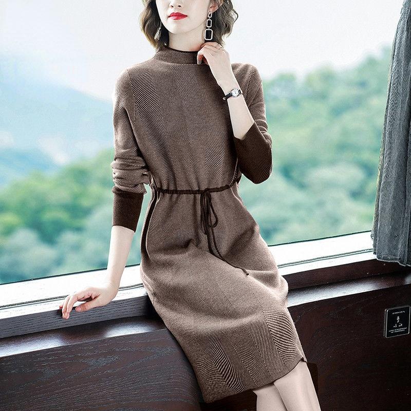Casual Dresses 2022 Autumn Winter Knitted Half Turtleneck Sweater Dress Vintage Chic Women Elegant Bodycon Long Sweaters X340, Black;gray
Casual Dresses 2022 Autumn Winter Knitted Half Turtleneck Sweater Dress Vintage Chic Women Elegant Bodycon Long Sweaters X340, Black;gray