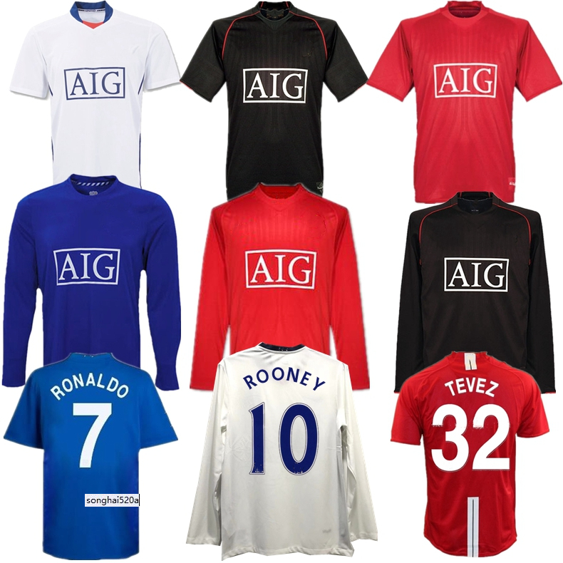 2007 2008 Ronaldo Rooney Giggs Nani Manchester retro soccer jersey 07 09 home away Scholes Tevez BERBATOV VIDIC united vintage classic, Home ucl jersey
2007 2008 Ronaldo Rooney Giggs Nani Manchester retro soccer jersey 07 09 home away Scholes Tevez BERBATOV VIDIC united vintage classic, Home ucl jersey