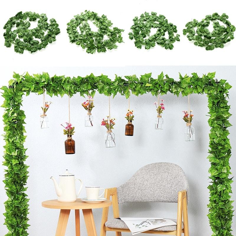Decorative Flowers & Wreaths 200cm Artificial Plants Creeper Green Leaf Ivy Vine For Home Wedding Decor Wholesale Diy Hanging Garland, Creeper leaves
Decorative Flowers & Wreaths 200cm Artificial Plants Creeper Green Leaf Ivy Vine For Home Wedding Decor Wholesale Diy Hanging Garland, Creeper leaves