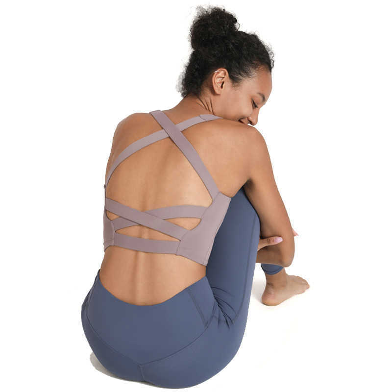 Cross Back Sports Bra Yoga Outfits Gym Clothes Women's Underwear Tank Tops Sexy Back Vest Running Fitness Casual Workout Shirt Tees, Black
Cross Back Sports Bra Yoga Outfits Gym Clothes Women's Underwear Tank Tops Sexy Back Vest Running Fitness Casual Workout Shirt Tees, Black