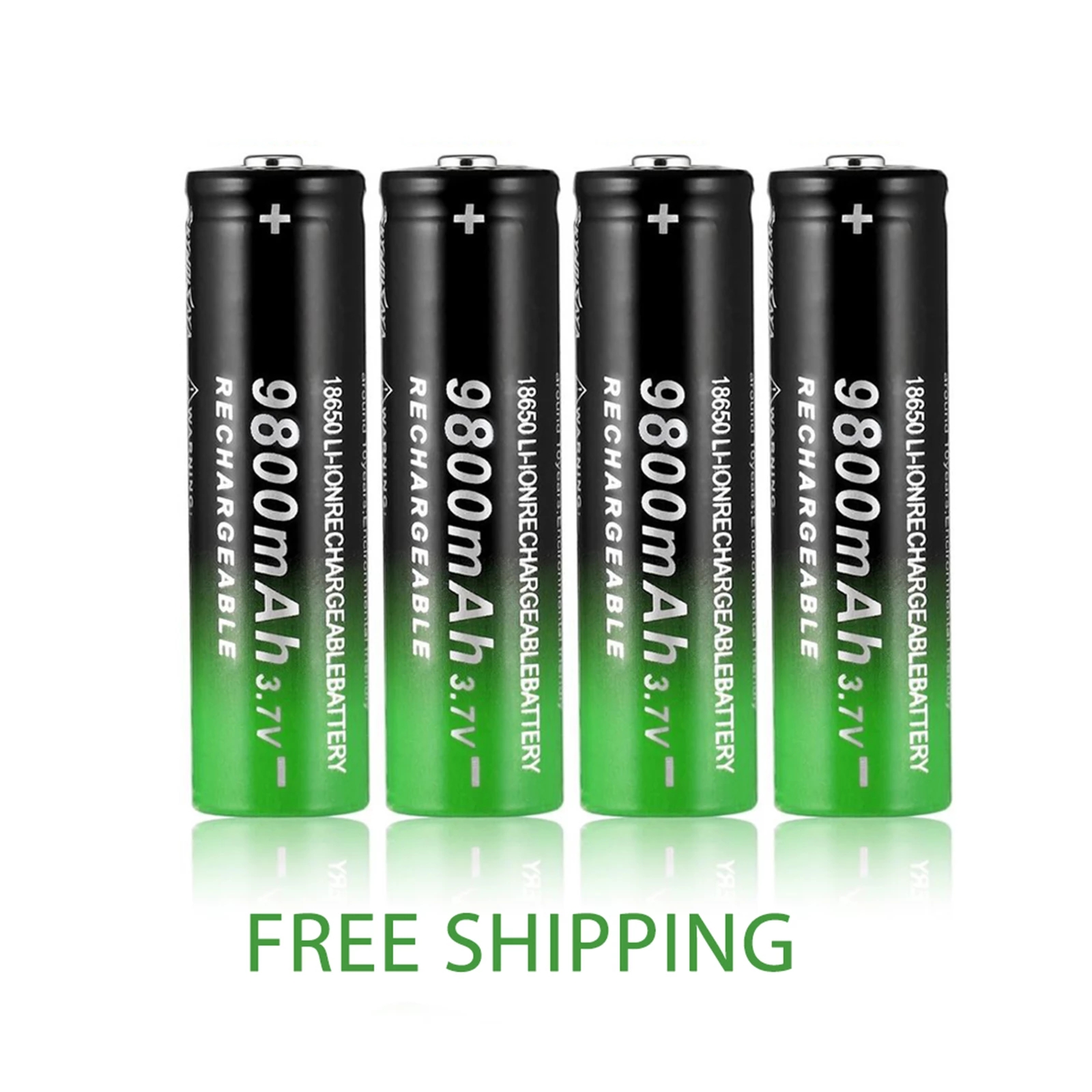 High Quality 9800mAh 37V 18650 Lithium ion Batteries Rechargeable Battery For Flashlight Torch