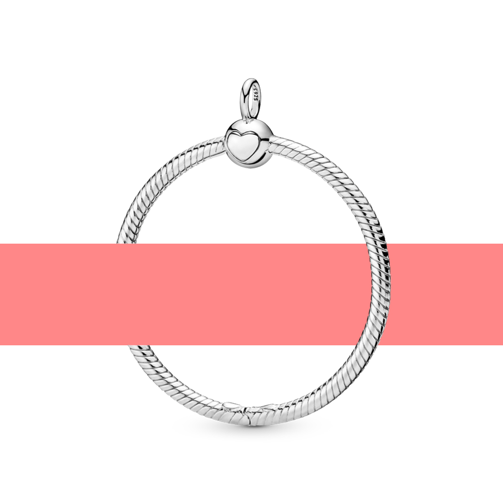 925 Sterling Silver Pendant Charms for Original box Color O Circle Pendant Moments European Bead Charms Bracelet Necklace