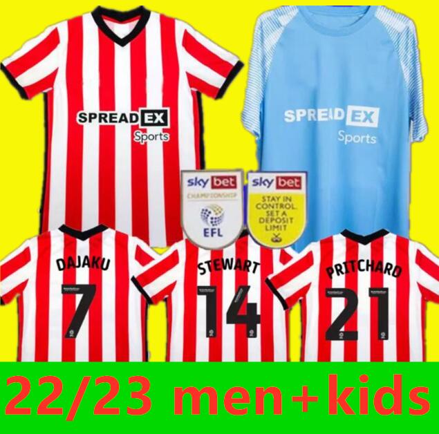 SUNDERLAND 22 23 soccer jerseys home away 2022 2023 DAJAKU EMBLETON BROADHEAD Gooch O'NIEN Stewart PRITCHARD NEIL MCGEADY adult men kids baby kit set football shirts
SUNDERLAND 22 23 soccer jerseys home away 2022 2023 DAJAKU EMBLETON BROADHEAD Gooch O'NIEN Stewart PRITCHARD NEIL MCGEADY adult men kids baby kit set football shirts