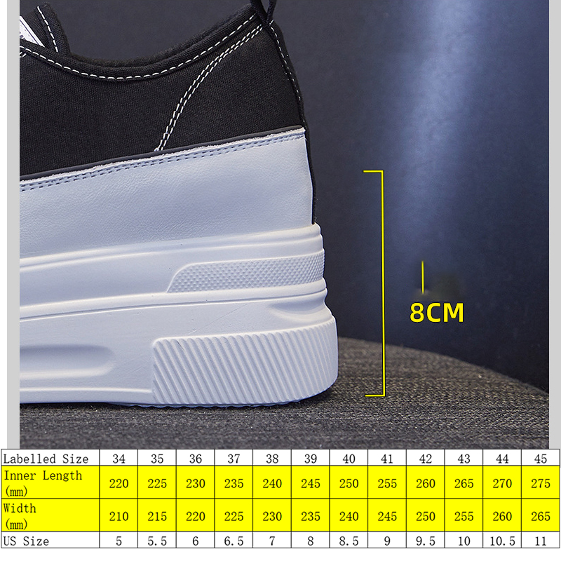 Fujjin Genuine Leather Women Shoes Classical White 8cm Platform Wedge Sneakers Chunky Shoes Spring Autumn Tenis De Mujer, Black
Fujjin Genuine Leather Women Shoes Classical White 8cm Platform Wedge Sneakers Chunky Shoes Spring Autumn Tenis De Mujer, Black