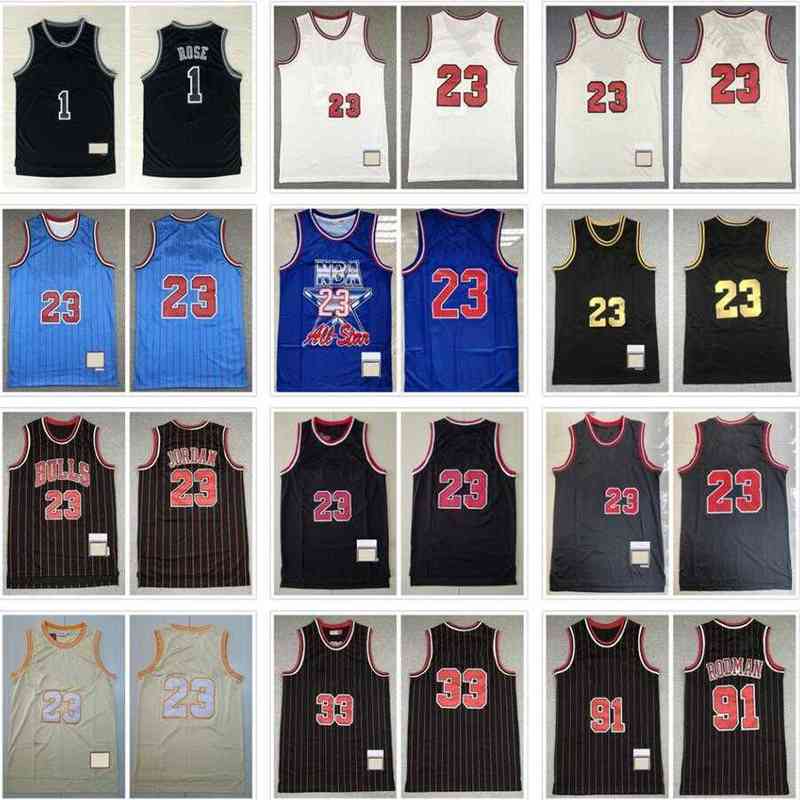 Retro Mitchell and Ness Basketball Jerseys 1 Derrick Rose 08-09 91 Dennis Rodman Scottie Pippen 95-96 97-98 High Quality Jersey Size S--XXL, Picture
Retro Mitchell and Ness Basketball Jerseys 1 Derrick Rose 08-09 91 Dennis Rodman Scottie Pippen 95-96 97-98 High Quality Jersey Size S--XXL, Picture