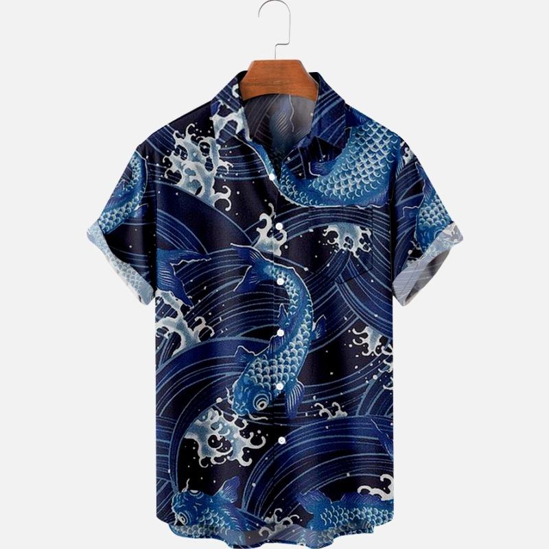 Men's Casual Shirts Summer Short Sleeve Original Risk Free Print Ethnic Trend Men's Tops 018Men's, Sky blue
Men's Casual Shirts Summer Short Sleeve Original Risk Free Print Ethnic Trend Men's Tops 018Men's, Sky blue