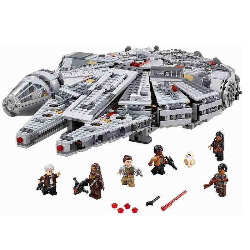 Stock In 1381 Pcs Compatible Star Millennium Wars 05007 Falcon Spacecraft Building Blocks Birthday Christmas Gift Toys G220707
Stock In 1381 Pcs Compatible Star Millennium Wars 05007 Falcon Spacecraft Building Blocks Birthday Christmas Gift Toys G220707
