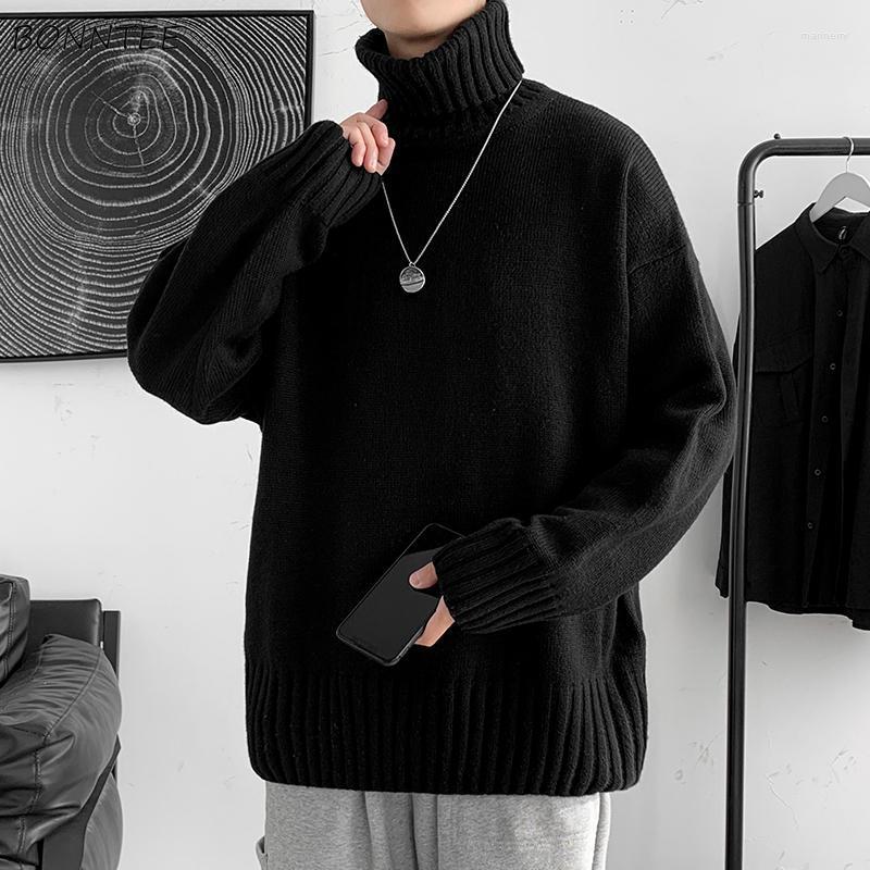 Men's Sweaters Pullovers Men M-8XL Turtleneck Japanese Winter Fashion All-match Classical Basic Solid Teens Clothing Knitting Simple CasualM, Black
Men's Sweaters Pullovers Men M-8XL Turtleneck Japanese Winter Fashion All-match Classical Basic Solid Teens Clothing Knitting Simple CasualM, Black