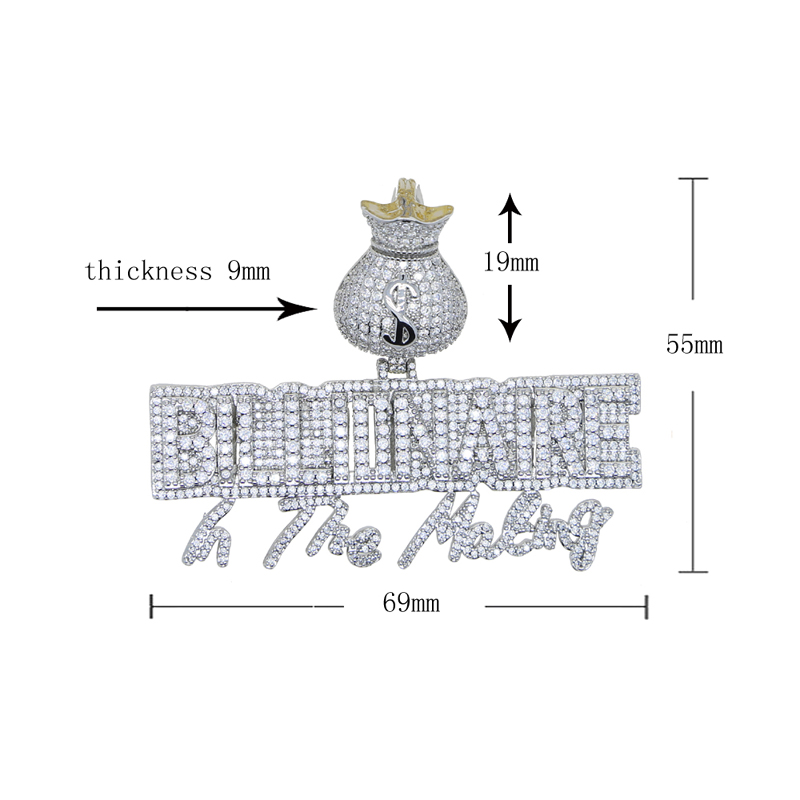 Full Iced Out Bling Pendant 5A Cubic Zirconia CZ Initial Letter billionaire chamrm Necklace Personalized Hip Hop Men Boy Rock Jewelry
Full Iced Out Bling Pendant 5A Cubic Zirconia CZ Initial Letter billionaire chamrm Necklace Personalized Hip Hop Men Boy Rock Jewelry