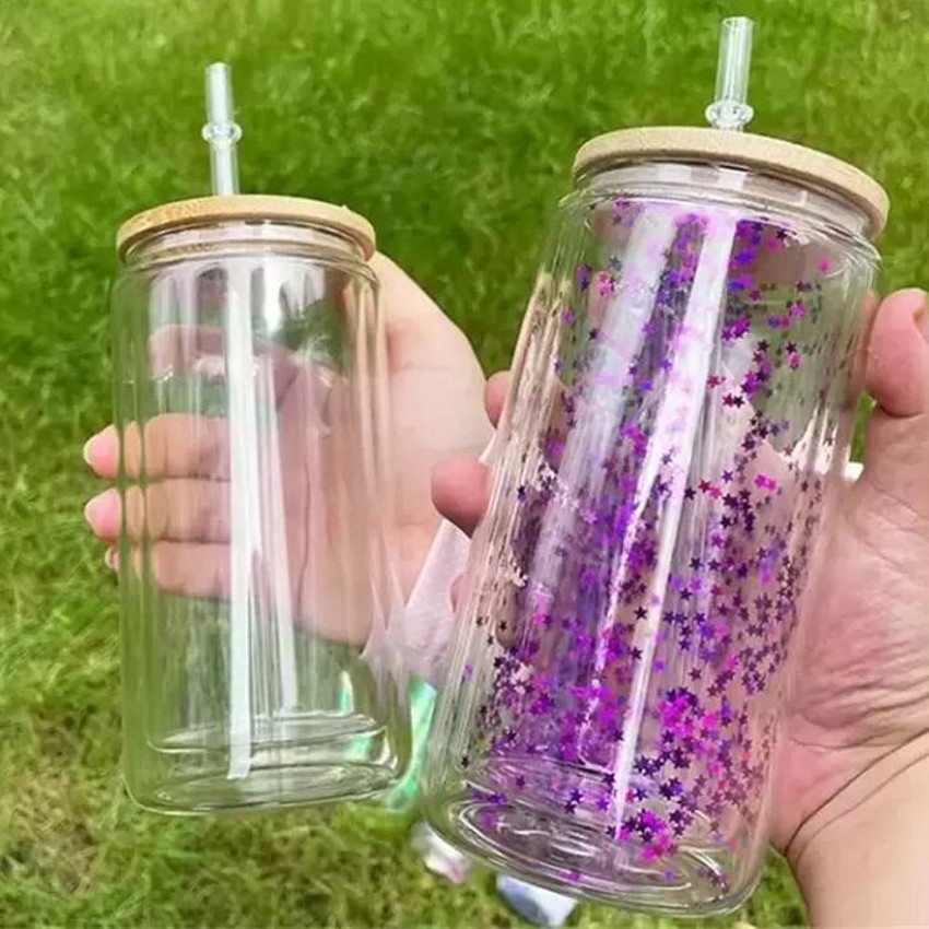 12oz 16oz Double/Single Wall Sublimation Glass Tumblers Beer Mugs Gradient Ombre Frosted Cola Can Mason Jar with Bamboo lid and straw C0610G01, Metal straws only
12oz 16oz Double/Single Wall Sublimation Glass Tumblers Beer Mugs Gradient Ombre Frosted Cola Can Mason Jar with Bamboo lid and straw C0610G01, Metal straws only