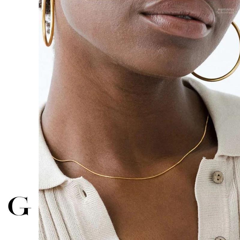 Pendant Necklaces Fashionable 1mm Tiny Simple Titanium Steel Round Snake Chain Necklace For Women Ladies Mini Small Collar NecklacePendant M
Pendant Necklaces Fashionable 1mm Tiny Simple Titanium Steel Round Snake Chain Necklace For Women Ladies Mini Small Collar NecklacePendant M