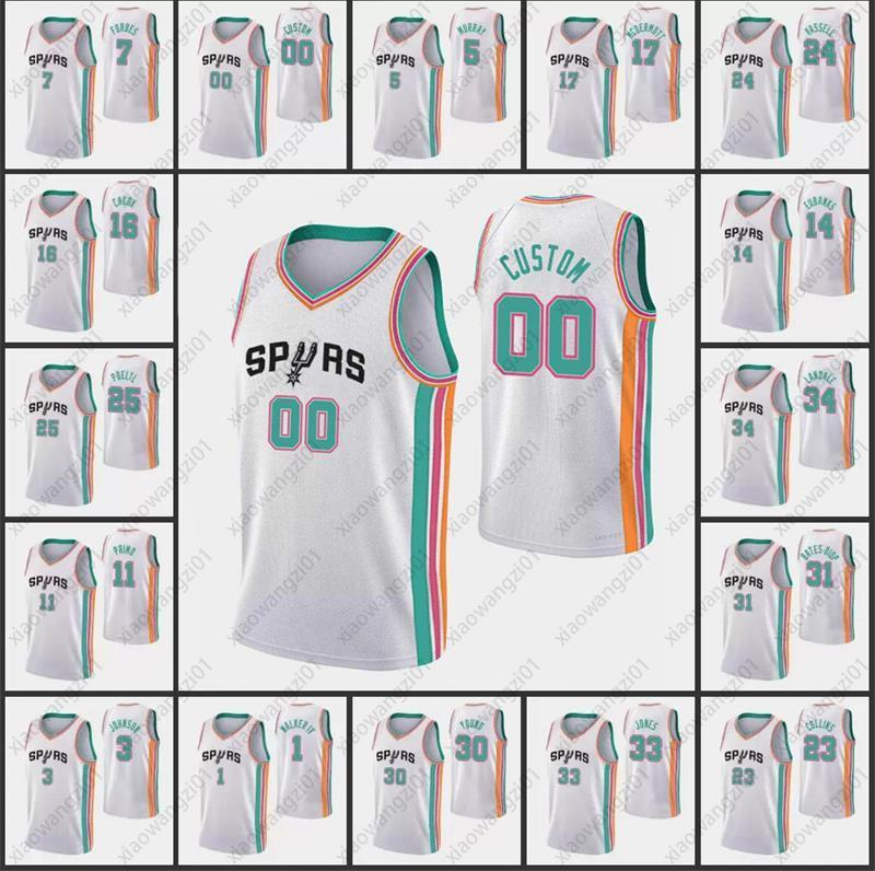 2022 new 75th anniversary Dejounte 5 Murray Derrick 4 White Custom Basketball Jerseys Keldon 3 Johnson Manu 20 Ginobili spur Lonnie 1 Walker Jakob 25 Poeltl 31 Bates, Colour 1
2022 new 75th anniversary Dejounte 5 Murray Derrick 4 White Custom Basketball Jerseys Keldon 3 Johnson Manu 20 Ginobili spur Lonnie 1 Walker Jakob 25 Poeltl 31 Bates, Colour 1