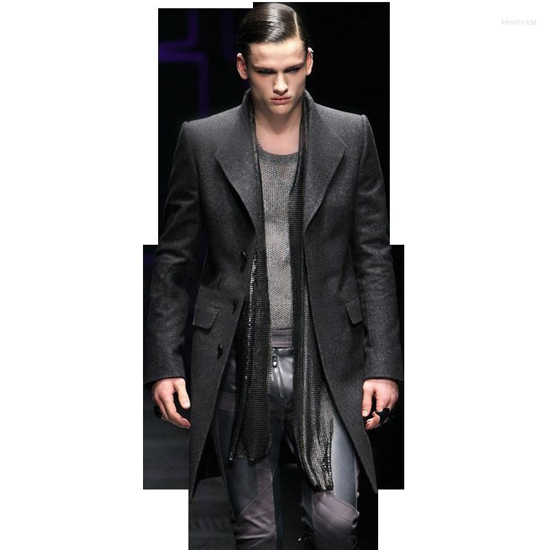 Men' Wool & Blends Woolen Trench Coat Autumn And Winter European American Personality Plus Size Thick Kend22, Black
Men' Wool & Blends Woolen Trench Coat Autumn And Winter European American Personality Plus Size Thick Kend22, Black