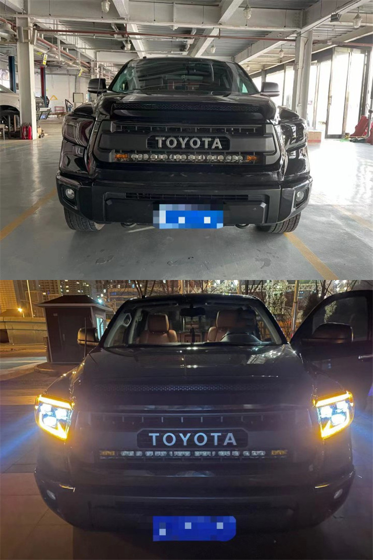 High Beam LED Headlight For Tundra LED Headlights 20 14-20 21 Toyota DRL Turn Signal Auto Accessories