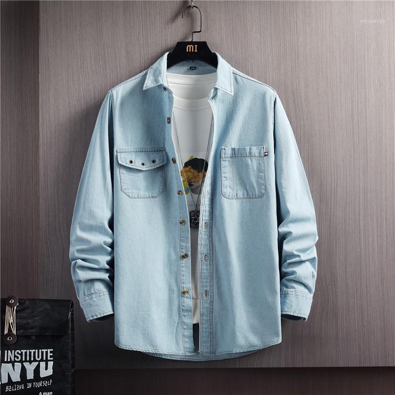 Men's Casual Shirts Men Clothing 2022 Trend Cotton Denim Long-sleeved Shirt Loose Large Size Youth Fashion, 920 dark blue
Men's Casual Shirts Men Clothing 2022 Trend Cotton Denim Long-sleeved Shirt Loose Large Size Youth Fashion, 920 dark blue