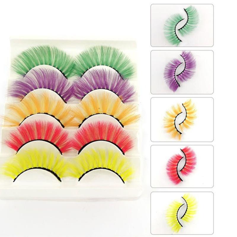 False Eyelashes European And American Style Colored Exaggerated Thick Trendy Eye Makeup AccessoriesFalse
False Eyelashes European And American Style Colored Exaggerated Thick Trendy Eye Makeup AccessoriesFalse