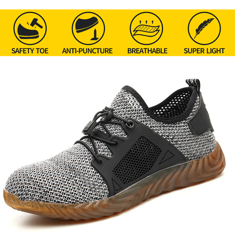 Safety boots Anti-Smashing Puncture Proof Soft Light Comfortable Indestructible Protective Boots Sneaker Breathable Flexibility, 589 gray
Safety boots Anti-Smashing Puncture Proof Soft Light Comfortable Indestructible Protective Boots Sneaker Breathable Flexibility, 589 gray