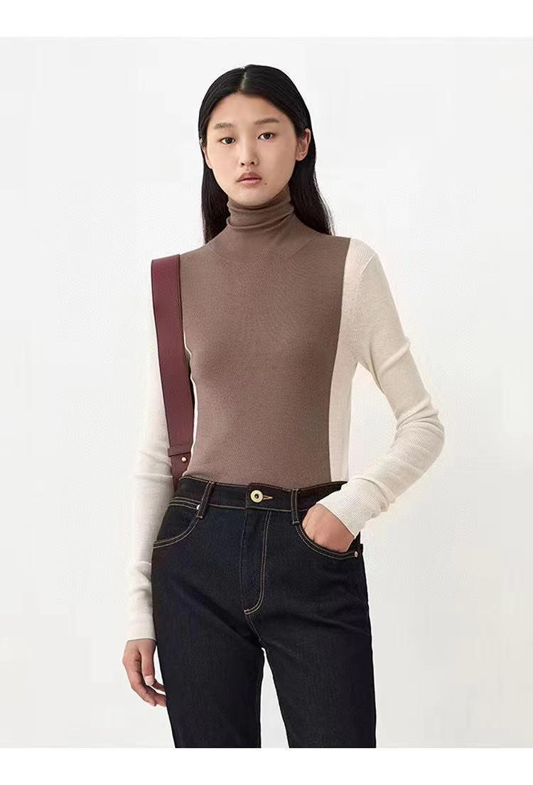 Women's Sweaters Women Sweater Pullover Spring Autumn Long Sleeve Turtleneck Merino Color Matching Elegant High Street Chic Stunning Fashion, Red
Women's Sweaters Women Sweater Pullover Spring Autumn Long Sleeve Turtleneck Merino Color Matching Elegant High Street Chic Stunning Fashion, Red