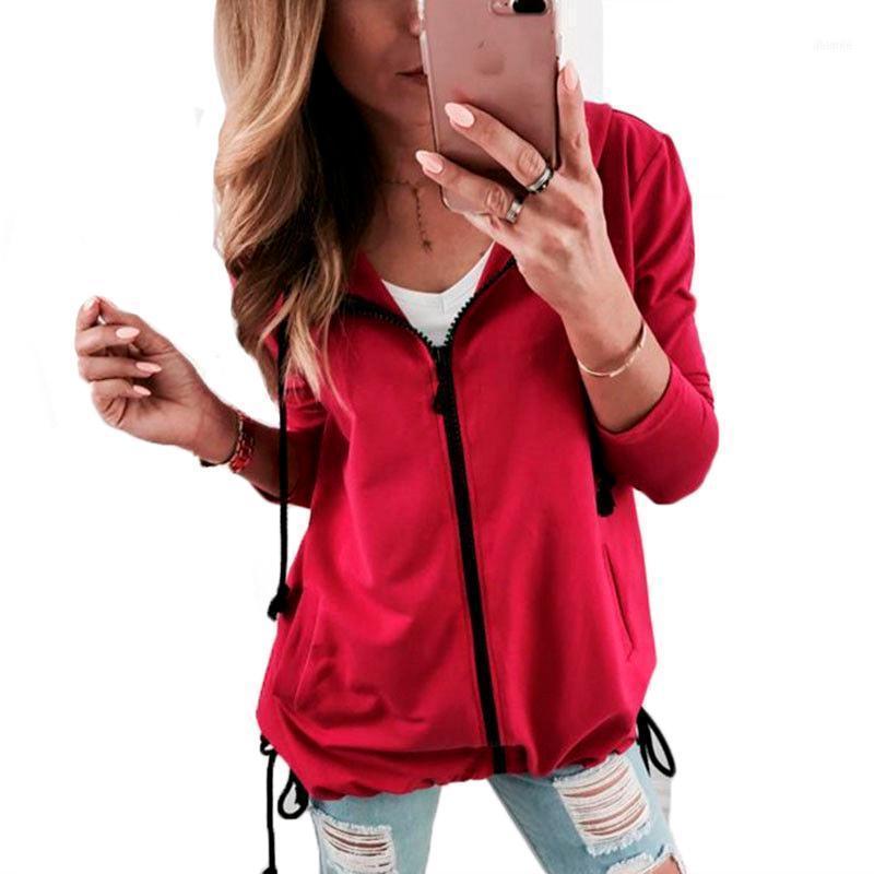 Women' Jackets Plus Size 2022 Solid Women Jacket Coats Fashion Arrival Long Sleeve Loose Hoodie Tops Zipper Casual Ladies Outwear, Red
Women' Jackets Plus Size 2022 Solid Women Jacket Coats Fashion Arrival Long Sleeve Loose Hoodie Tops Zipper Casual Ladies Outwear, Red
