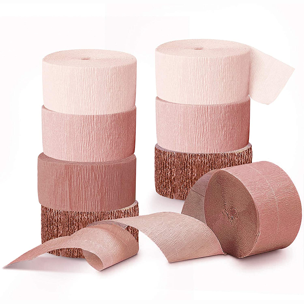 8pcs Wedding Party Rose Gold Crepe Paper Streamer Tassels Streamer Bachelorette Party Birthday Baby Bridal Shower Birthday Decor, As described
8pcs Wedding Party Rose Gold Crepe Paper Streamer Tassels Streamer Bachelorette Party Birthday Baby Bridal Shower Birthday Decor, As described