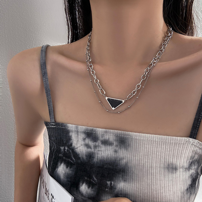 Jewelry Women Necklaces Designer P Inverted Triangle and Party 925 Silver Plated Solitaire and Punk Alphabet, Tassel, Geometric
Jewelry Women Necklaces Designer P Inverted Triangle and Party 925 Silver Plated Solitaire and Punk Alphabet, Tassel, Geometric