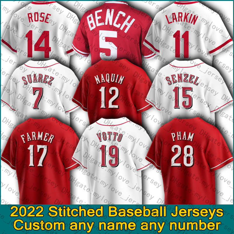 14 Pete Rose Jersey 11 Barry Larkin 5 Johnny Bench Cincinnati Custom 19 Joey Votto Reds Baseball Jerseys Eugenio Suarez Tucker Barnhart, Man custom jersey (hr)
14 Pete Rose Jersey 11 Barry Larkin 5 Johnny Bench Cincinnati Custom 19 Joey Votto Reds Baseball Jerseys Eugenio Suarez Tucker Barnhart, Man custom jersey (hr)