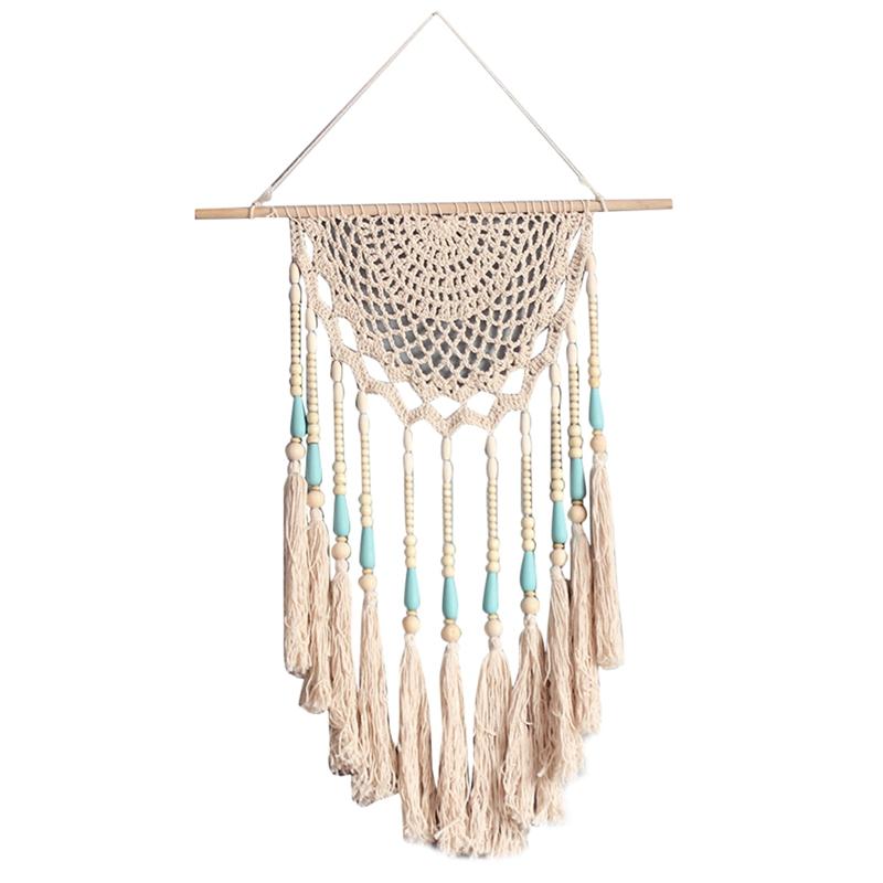Tapestries Macrame Wall Hanging Woven Tapestry Boho Chic Tassels Pendant Bohemian Art Bedroom Living Room Backdrop Decorations
Tapestries Macrame Wall Hanging Woven Tapestry Boho Chic Tassels Pendant Bohemian Art Bedroom Living Room Backdrop Decorations