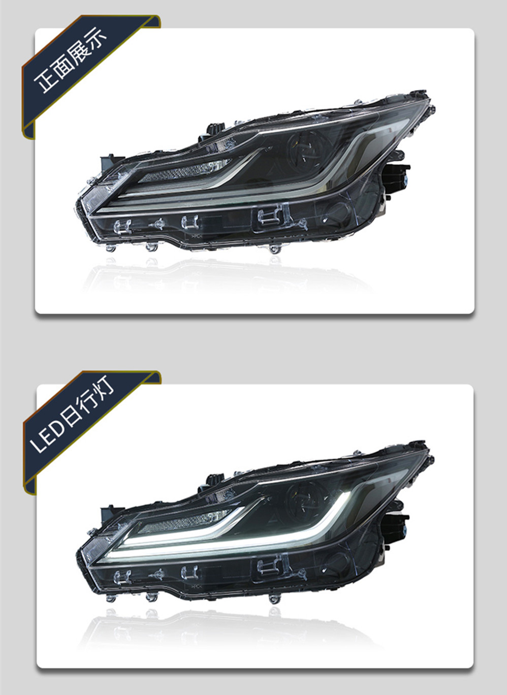 Headlight LED For Toyota Corolla LED Headlights 19-21 DRL Turn Signal Head Lamp High Beam Angel Eye Lights