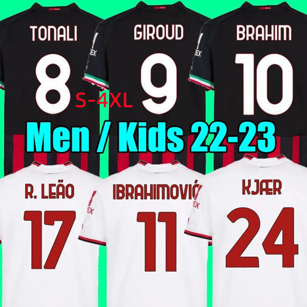 IBRAHIMOVIC 22 23 soccer jersey AC MILANS GIROUD DE KETELAERE R. LEAO BENNACER KESSIE ROMAGNOLI CALHANOGLU TONALI REBIC THEO 2022 2023 football shirt men
IBRAHIMOVIC 22 23 soccer jersey AC MILANS GIROUD DE KETELAERE R. LEAO BENNACER KESSIE ROMAGNOLI CALHANOGLU TONALI REBIC THEO 2022 2023 football shirt men