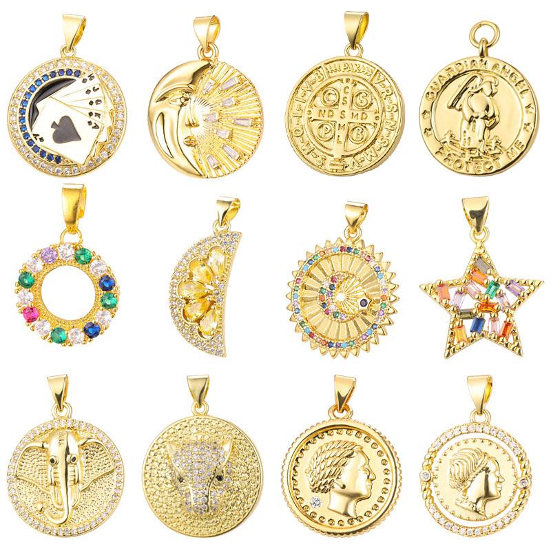 Chains Christmas Charms Moon Stars Gold Coin Pendants Bracelet Party Home Metal Hanging DIY Jewelry Accessories Necklace Making
Chains Christmas Charms Moon Stars Gold Coin Pendants Bracelet Party Home Metal Hanging DIY Jewelry Accessories Necklace Making