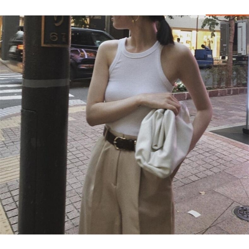 Selling Fashion Womens Tshirt Slim Thread Cotton Vest Y200422, Black 
Selling Fashion Womens Tshirt Slim Thread Cotton Vest Y200422, Black