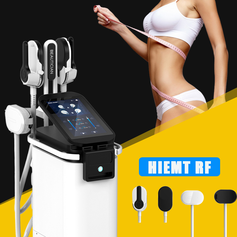 Body Slimming Muscle Stimulate Fat Removal Build muscle Device Electromagnetic Stimulation Emslims Beauty Machine with 4 handles