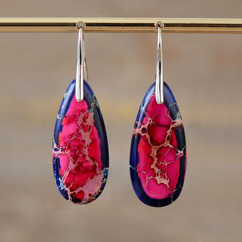 Dangle & Chandelier Bold Bohemian Women Emperor Jaspers Earrings Colorful Boho Natural Stones Earring Designer Jewelry Bijoux DropshipDangle
Dangle & Chandelier Bold Bohemian Women Emperor Jaspers Earrings Colorful Boho Natural Stones Earring Designer Jewelry Bijoux DropshipDangle