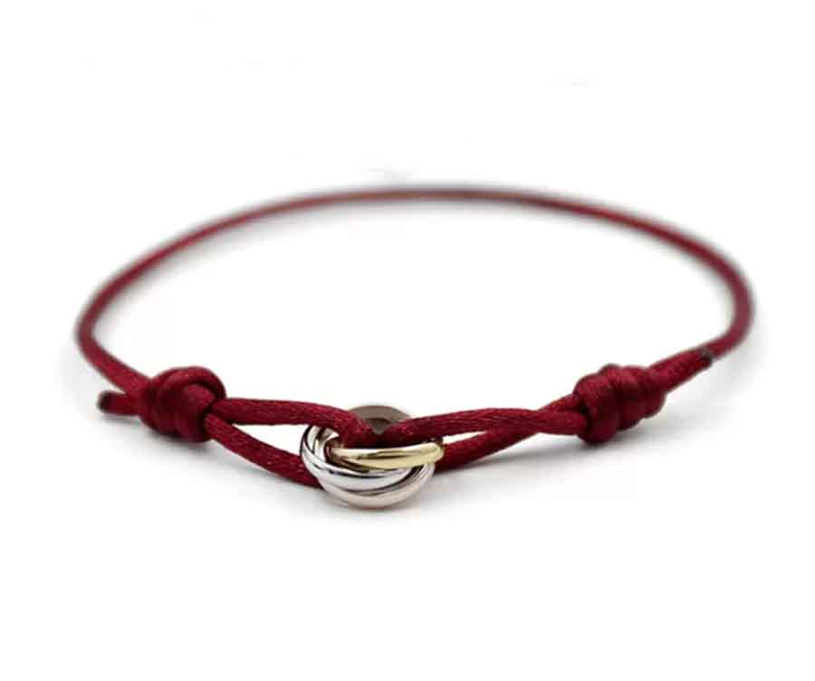 316L Stainless Steel Trinity ring string Bracelet three Rings hand strap couple bracelets for women and men fashion jewelry famous brand Simple style
316L Stainless Steel Trinity ring string Bracelet three Rings hand strap couple bracelets for women and men fashion jewelry famous brand Simple style