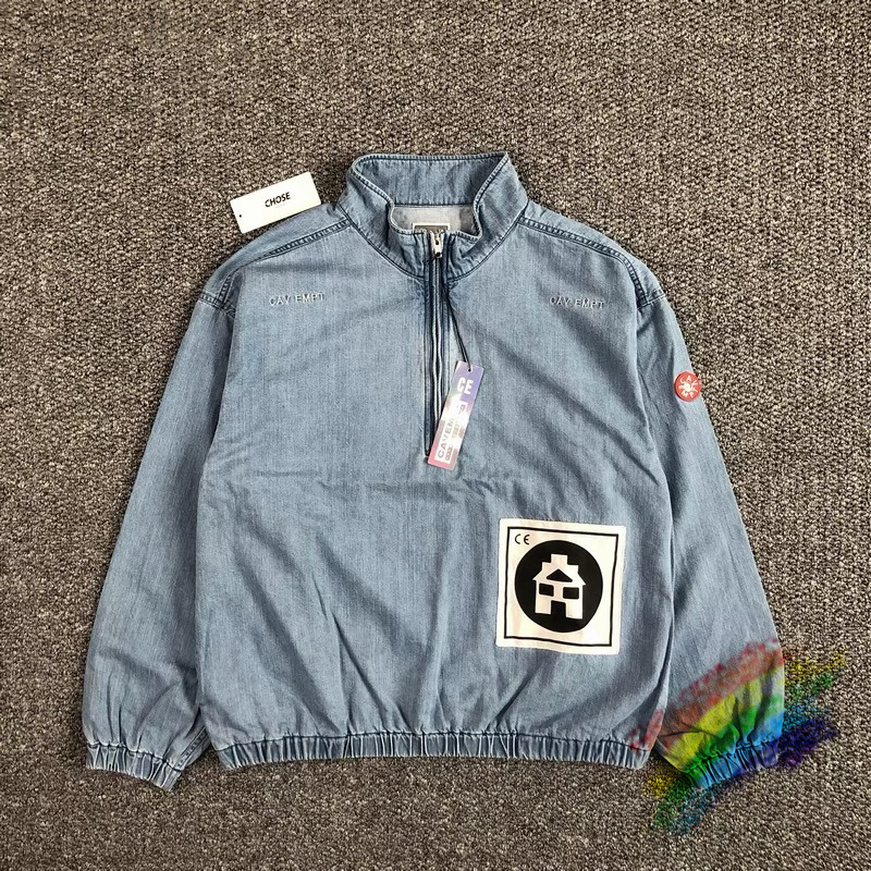 CAVEMPT CE 21AW BLEACHED DENIM Jeans Jacket Men Women High Quality Cav Empt Coats Outerwear Fashion Clothes
CAVEMPT CE 21AW BLEACHED DENIM Jeans Jacket Men Women High Quality Cav Empt Coats Outerwear Fashion Clothes