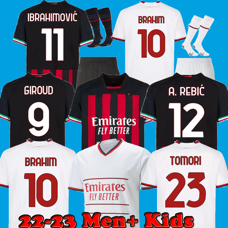 AC 22 23 GIROUD soccer jersey IBRAHIMOVIC Messias football shirt 2022 2023 TONALI REBIC Camiseta de futbol THEO BRAHIM R.LEAO FLORENZI AC Milans TOMORI player fans, Champ19s black
AC 22 23 GIROUD soccer jersey IBRAHIMOVIC Messias football shirt 2022 2023 TONALI REBIC Camiseta de futbol THEO BRAHIM R.LEAO FLORENZI AC Milans TOMORI player fans, Champ19s black