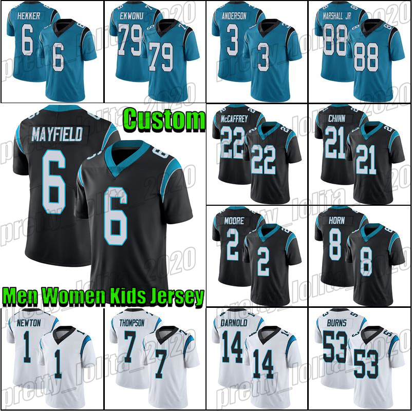 Panther 6 Baker Mayfield Football Jerseys Christian McCaffrey Jeremy Chinn Jaycee Horn DJ Moore Jersey Carolinas Brian Burns Donte Jackson Johnny Hekker Thompson, Woman custom jersey (hb)
Panther 6 Baker Mayfield Football Jerseys Christian McCaffrey Jeremy Chinn Jaycee Horn DJ Moore Jersey Carolinas Brian Burns Donte Jackson Johnny Hekker Thompson, Woman custom jersey (hb)