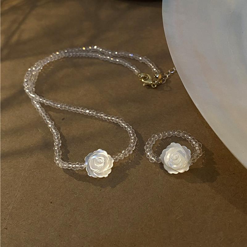 Bracelet Earrings & Necklace Trendy Fine 14K Real Gold Crystal Fritillary Chain Pendant Rose Flower For Women Jewelry Sets Shiny Ring GiftBr, As pic
Bracelet Earrings & Necklace Trendy Fine 14K Real Gold Crystal Fritillary Chain Pendant Rose Flower For Women Jewelry Sets Shiny Ring GiftBr, As pic