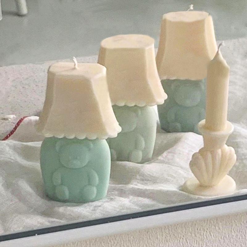Craft Tools 1pc Retro Bear Table Lamp Candle Silicone Mold Split Design Making Soap Home Decoration 
Craft Tools 1pc Retro Bear Table Lamp Candle Silicone Mold Split Design Making Soap Home Decoration